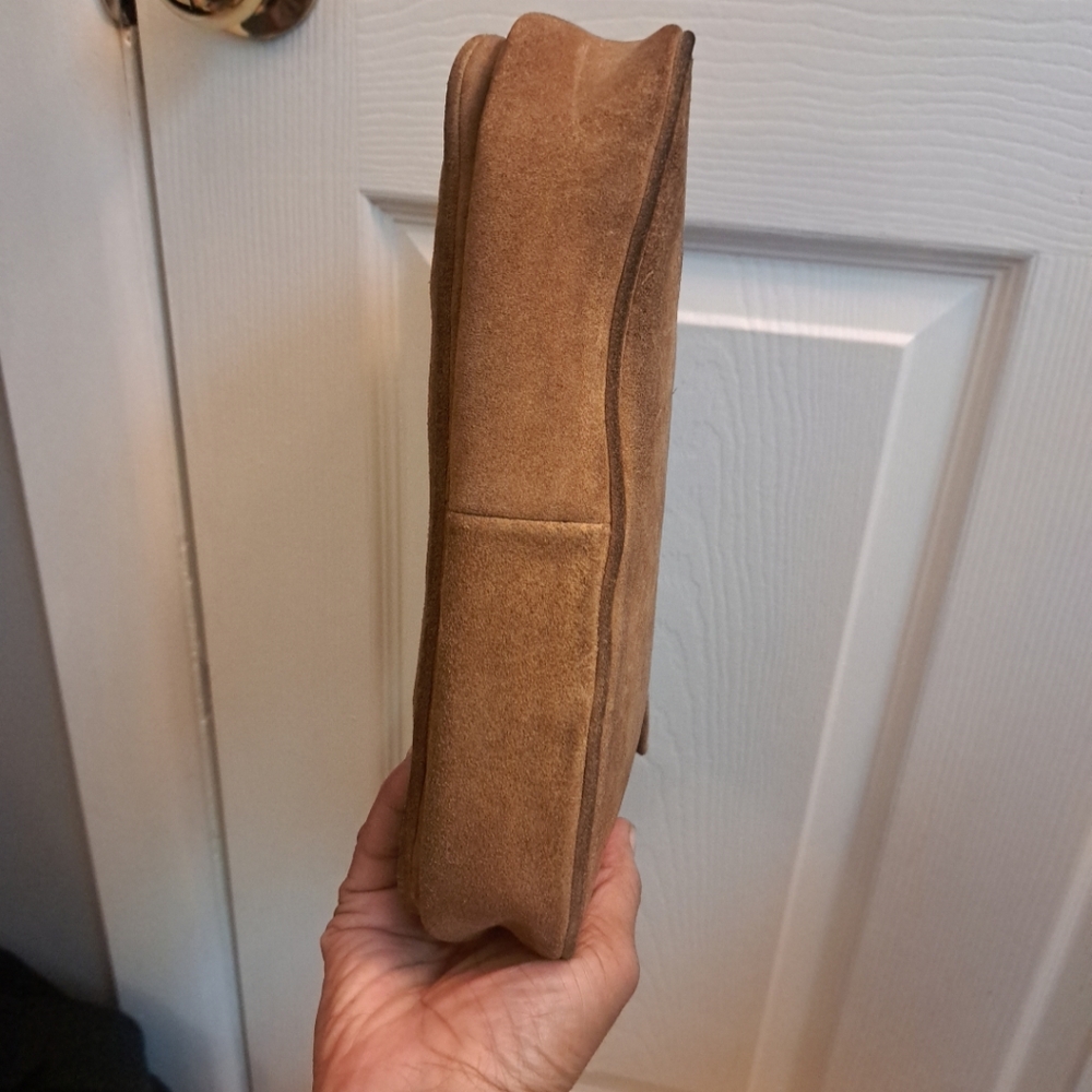 Vintage Yvonne Boutique Camel Colored Suede bag - Picture 3 of 16